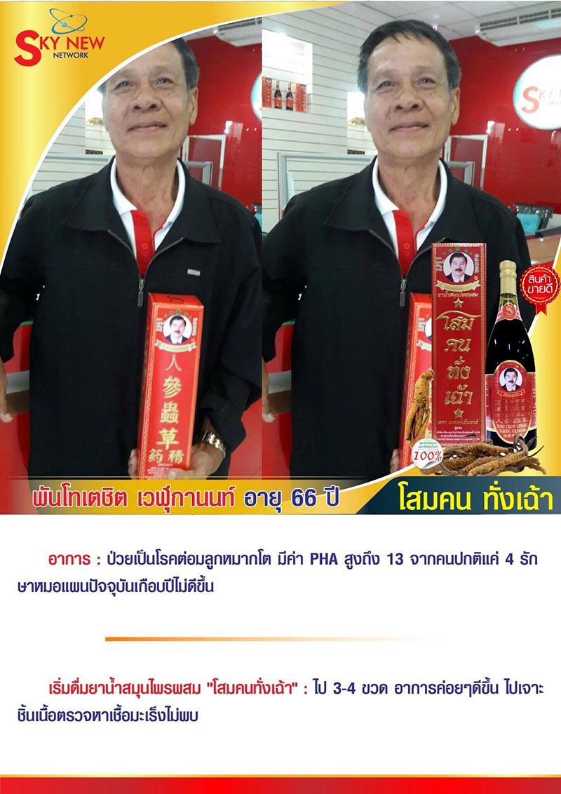 โสมคนทั่งเฉ้ากับโรคต่อมลูกหมากโต